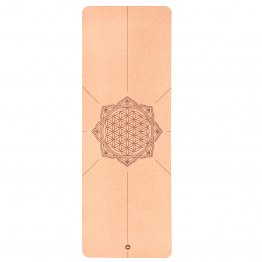 Esterilla de yoga corcho, FLOR DE LA VIDA