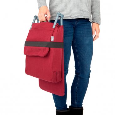 Silla con respaldo plegable