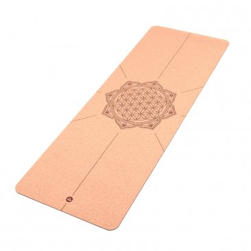 Esterilla de yoga corcho, FLOR DE LA VIDA