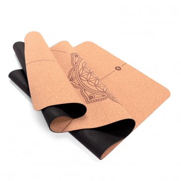 Esterilla de yoga corcho, FLOR DE LA VIDA