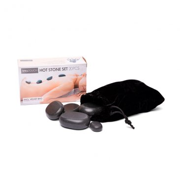 Set pequeño de piedras volcánicas para masaje