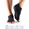 Calcetines de yoga ToeSox Low Rise negro sin dedos